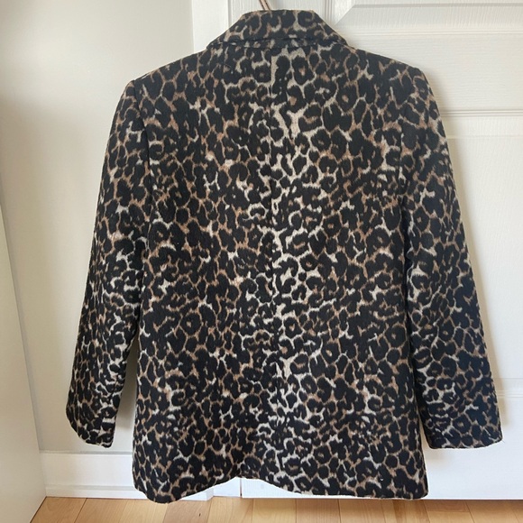 Leopard Print Blazer/Jacket - Size M - Picture 2 of 4